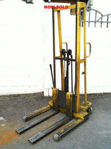 Fork Lift Coolie 500kg Capacity Hand Operated Fork Lift Excellent Inspection!!